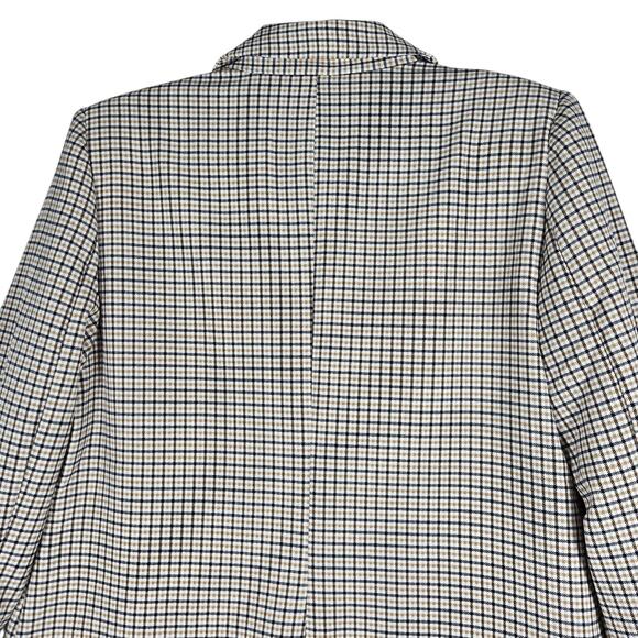 Vince Camuto Plaid Blazer Womens Large NEW Checkered Single Button Lined Jacket - Picture 8 of 12